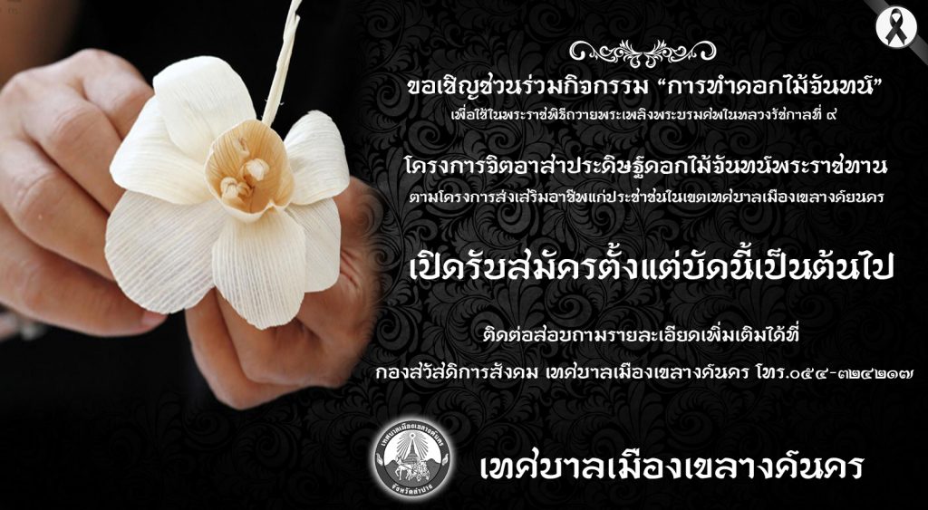 ทำดอกไม้จัน